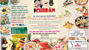 Ichiban Kitchen menu