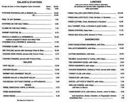 Windward Passage menu