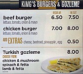 Kings Corner Kebabs food