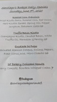 Santiago's Bodega menu