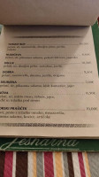 Jesharna menu