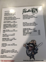 Paula's menu
