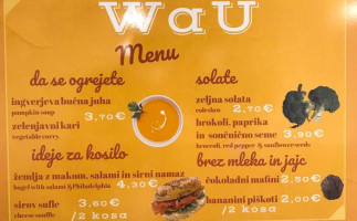 Wau Wafflato Universe menu