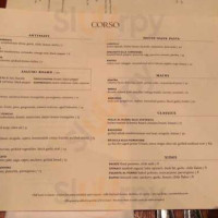 Corso Ristorante menu
