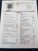 The White Spot Cafe menu