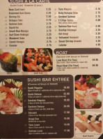Sushi Kampai Japanese menu