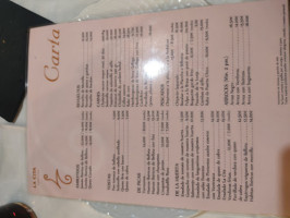 Taberna La Cita menu