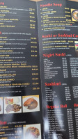 Sushi Kara menu