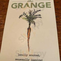 The Grange menu