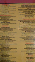 Tandoori Grill menu