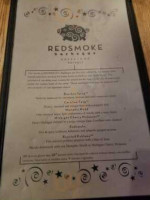 Redsmoke Barbeque menu