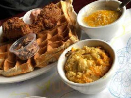 Dame's Chicken And Waffles food