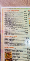 Tandori Kabab N Grill menu
