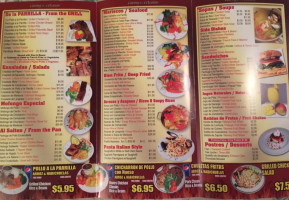 Parrilla Latina Steakhouse 614 menu