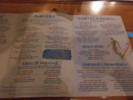 Islands menu