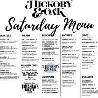 Hickory Oak menu