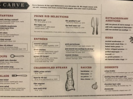 Carve Prime Rib menu