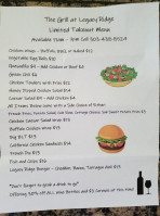 The Grill At Legacy Ridge menu