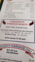 Stackers menu