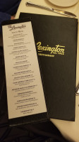 Lexington Restaurant, The food