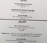 Caviar Restaurant And Champagne Bar menu