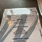 Waterside Bar Restaurant menu
