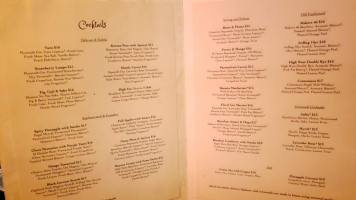 The Wolves menu