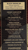 Harrah's Gulf Coast menu