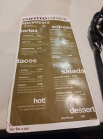Currito menu