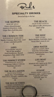 Bud's Seafood and Grill menu