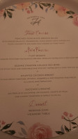 The Royalton Mansion menu