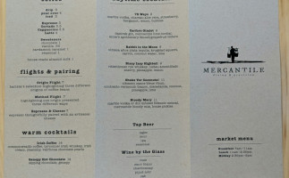Mercantile Dining And Provision menu