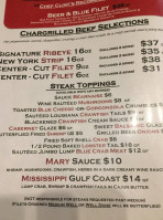 The Grillehouse Of Southaven menu