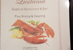 Lusitania Seafood menu