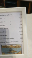 Meson El Puente Viejo menu