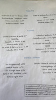 Meson El Puente Viejo menu