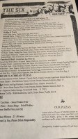 The Six Chow House menu
