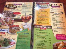 La Hacienda Mexican menu