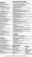 The Corner Drafthouse menu