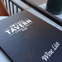 Owyhee Tavern menu