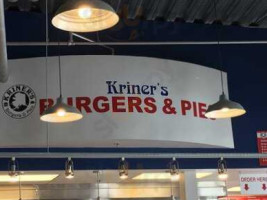 Kriner's Burgers Pies food