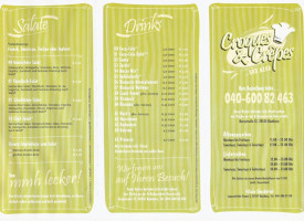 Croque Crepes Und Mehr menu