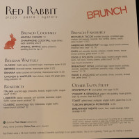 Red Rabbit St. Paul menu