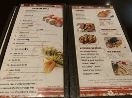 Takara Sushi menu