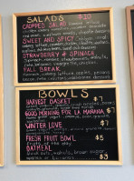 Bites Bowls menu