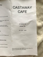 Castaway Cafe menu