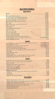 Matryoshka menu