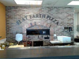 Flat Earth Pizza inside