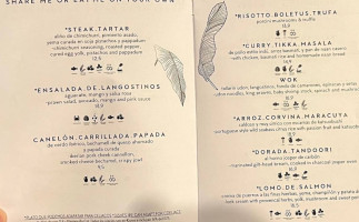 Lpa Theculinarybar menu