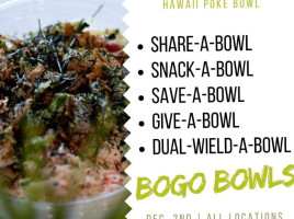 Hawaii Poke Bowl food